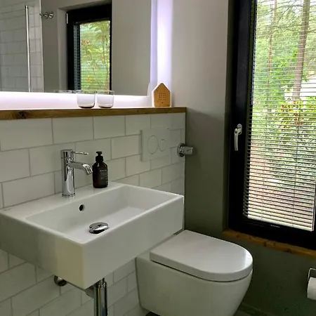 Bungalow Im Wald Borkwalde Eksteriør billede